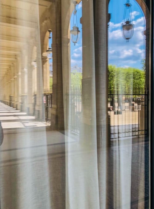 Photo of the Palais Royal gardens to illustrate the Paris 3h essentials tour.