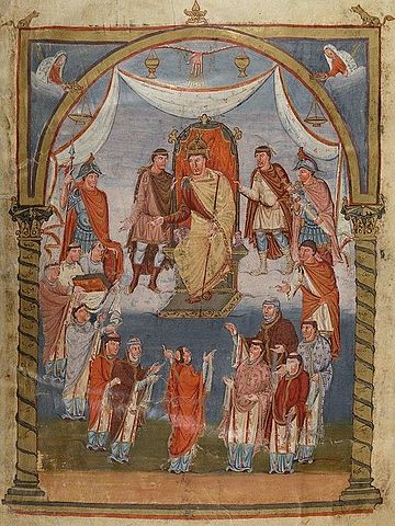 Bible de Charles le Chauve vers 845 to illustrate the Orléans Cathedrale tour