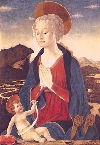 Alesso Baldovinetti Madonna and Child, Louvre, Paris.