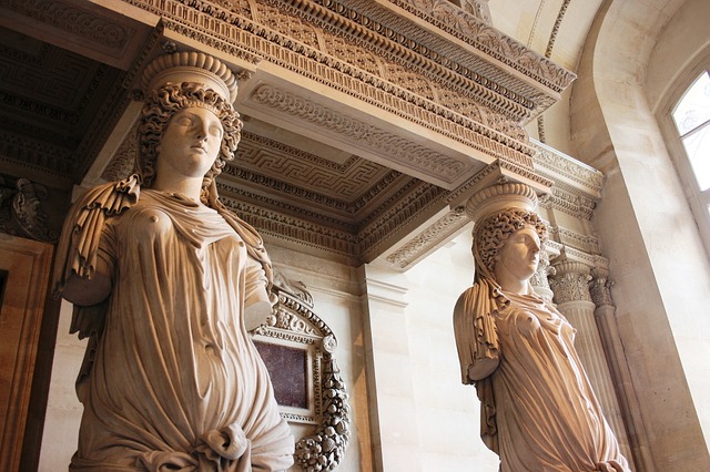 Caryatides of Salle des Caryatides in the Louvre px