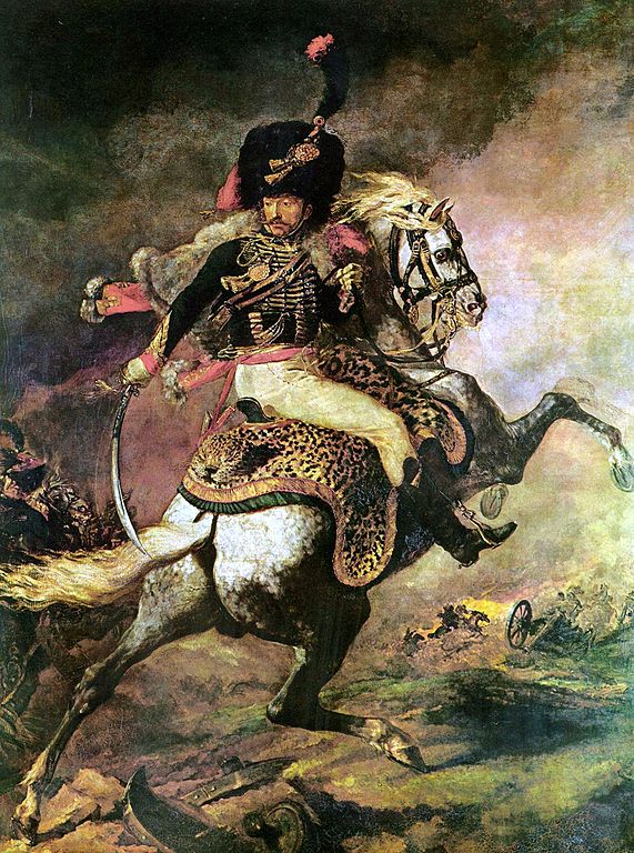 The Charging Chasseur by Jean Louis Theodore Gericault - typ
