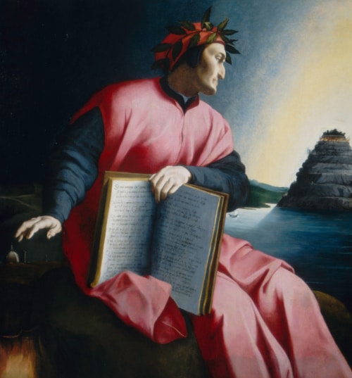 Allegorical Portrait of Dante late 16th century Florence nga