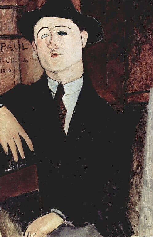 Paul Guillaume by Amedeo Modigliani 1916 typ