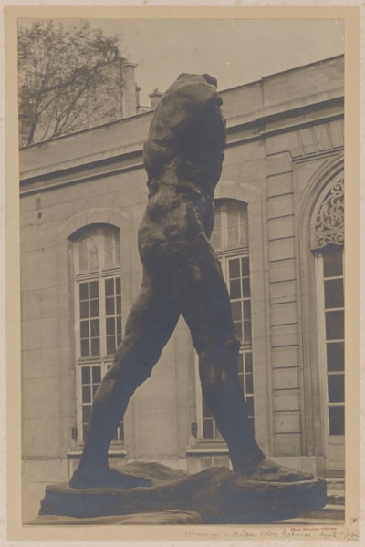 Rodin The Walking Man L' homme qui marche photographied by Eugene Druet 1907 1912