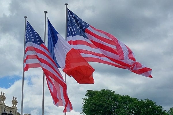 American French Flags