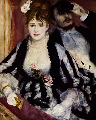 Pierre-Auguste Renoir The Theater Box