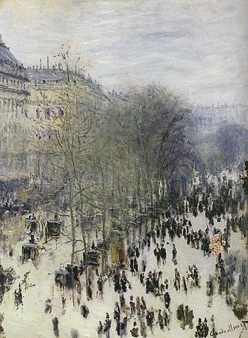 Boulevard des Capucines by Claude Monet 1873