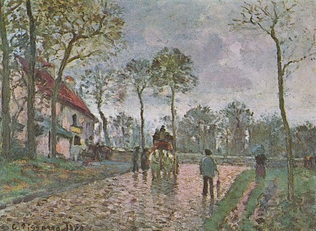 Camille Pissarro Diligence à Louveciennes 1870