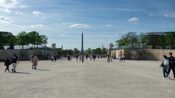 View of Place de la Concorde from Tuileries Garden - April 12th 2024 - Broaden-horizons.fr
