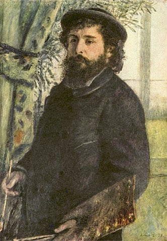 Claude Monet by Pierre-Auguste Renoir.