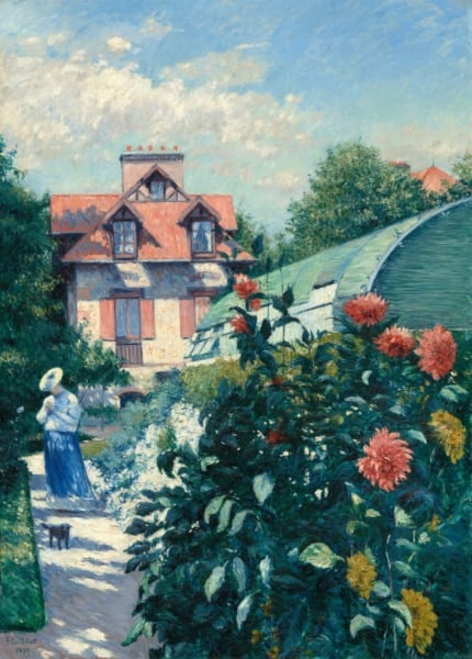 Dahlias Garden at Petit Gennevilliers_by Gustave Caillebotte_1893_Nga