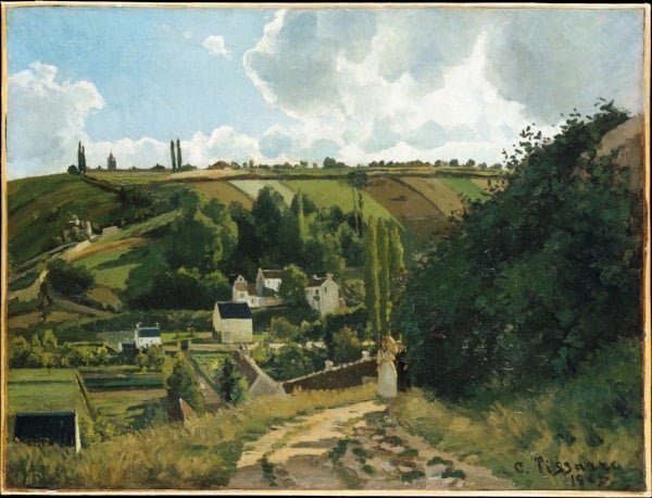 Jalais Hill, Pontoise by Camille Pissarro.