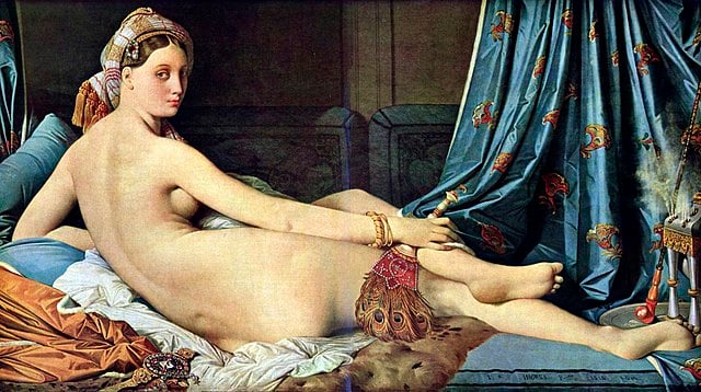 La Grande Odalisque by Jean Auguste Dominique Ingres.