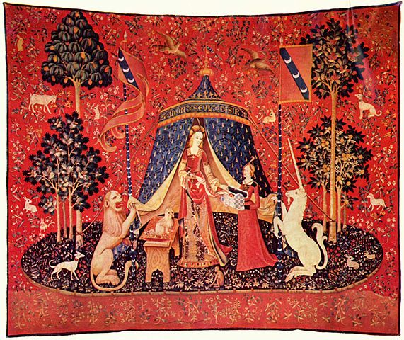 Tapestry - The Lady and the Unicorn - To my sole desire (La Dame à la licorne, A mon seul désir)