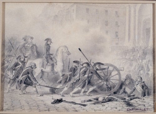 Bonaparte at Saint-Roch Church, 13 Vendémiaire, Year 4 (5 October 1795).