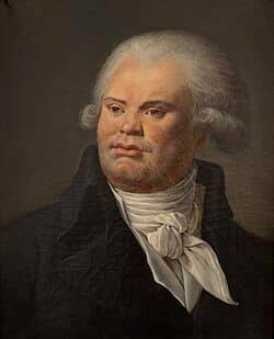 Portrait of Georges Danton 1759 1794 to illustrate the French Revolution tour.