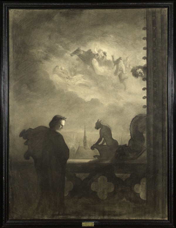 LA VISION DU POETE - NOTRE-DAME DE PARIS -GARGOYLES AND VICTOR HUGO