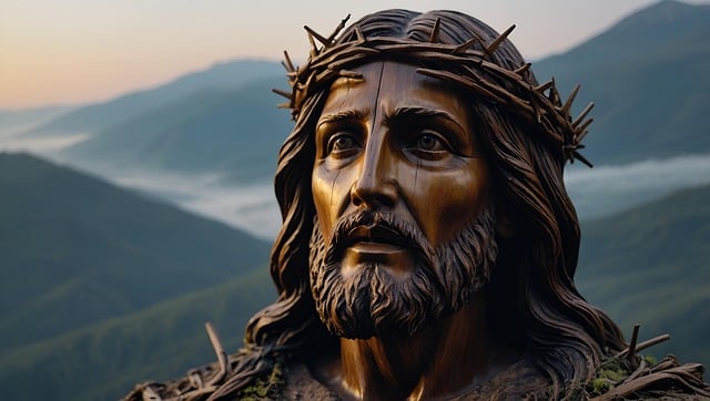 Crown of Thorns relic displayed in new 4-meter cedar wood reliquary at Notre Dame Cathedral Paris with protective glass case.
