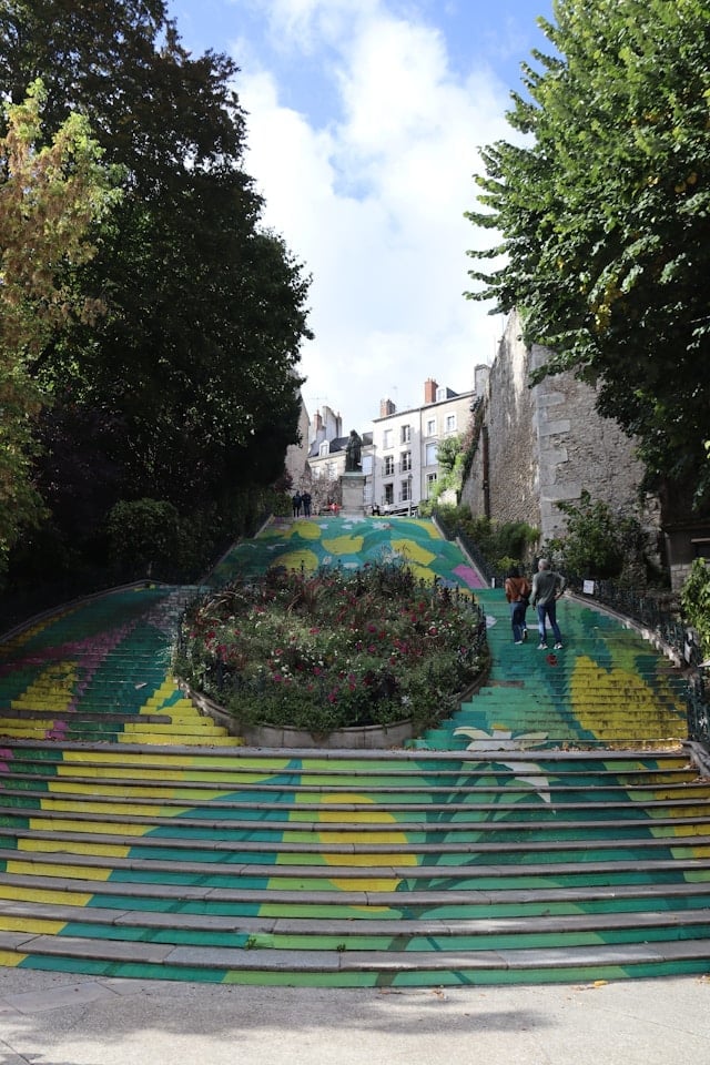 Denis Papin Staircase, Loire Valley, Blois, France.
