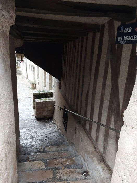 "La cour des miracles" (the court of miracles), Blois, Loire Valley, France.