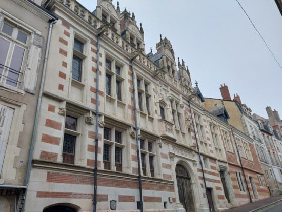 Hôtel d(Alluye most important Renaissance private mansion in Blois, Loire Valley, France.