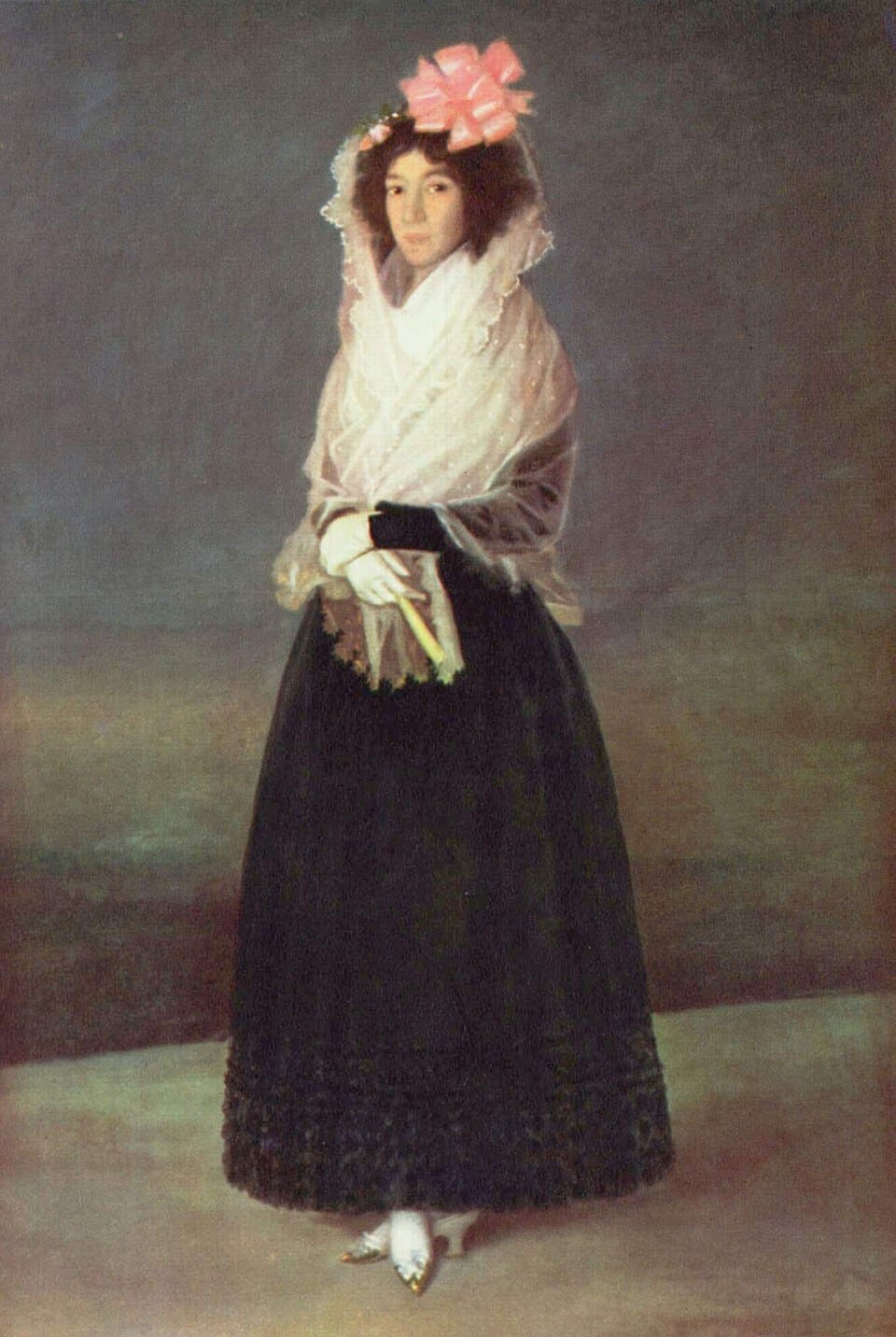 Marchioness of la Solana, Francisco de Goya, Louvre Museum, Paris France.