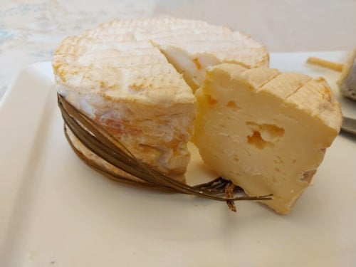 Portion of Livarot cheese, broaden-horizons.fr private tours.
