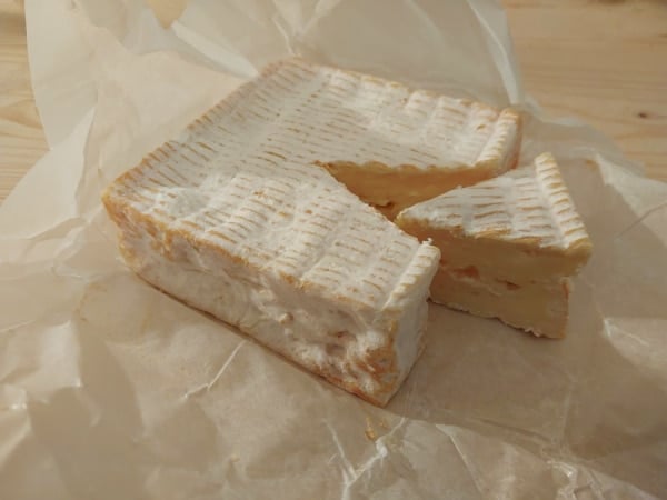 Portion of Pont-l'Évêque cheese, Normandy, France - broaden-horizons.fr private tours.
